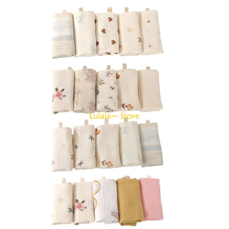 Printed Bibs Pack - Y4QA упаковка из 5 шт., мягкие