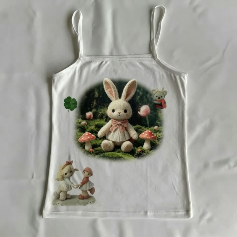 Baby Y2K Clothing - Винтажный топ-майка в стиле эмо для