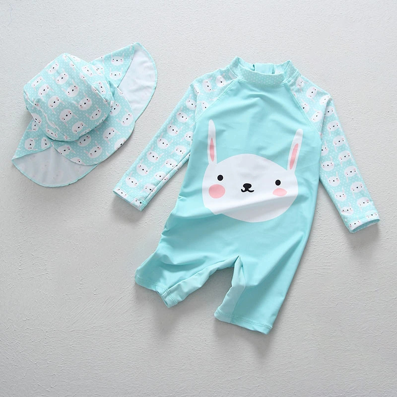Baby Swimwear Uv - Детский синий купальник UV UPF50 +,