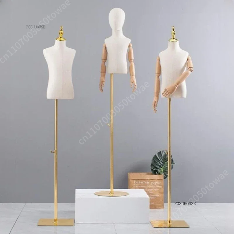 Baby Clothing Display Stand - Детский манекен-торс с регулируемыми руками, гибкая