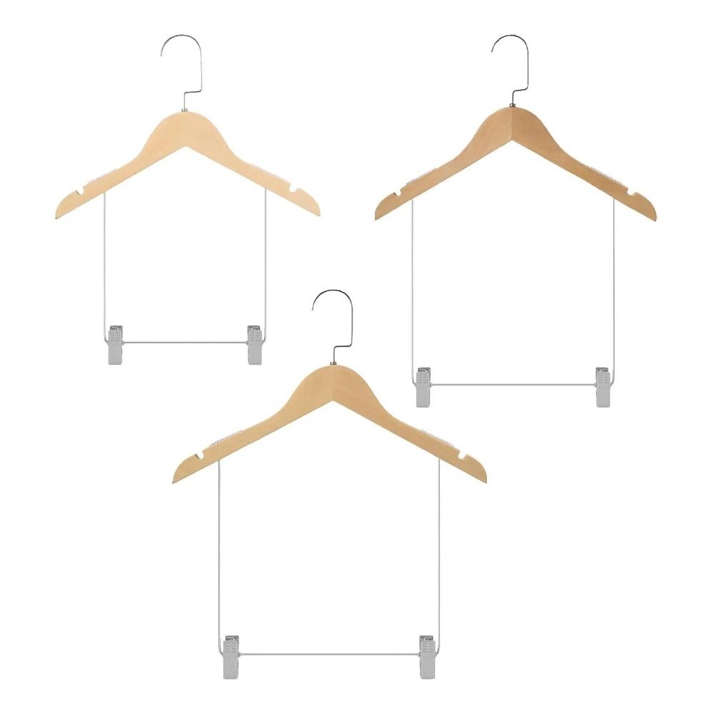 Baby Clothing Display Stand - Вешалки для костюмов из цельного дерева,