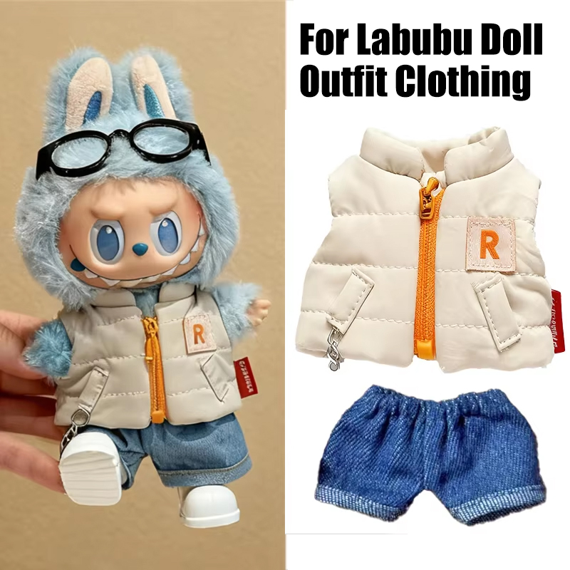 Baby Clothing Winter - Для куклы Labubu 15 17 см,