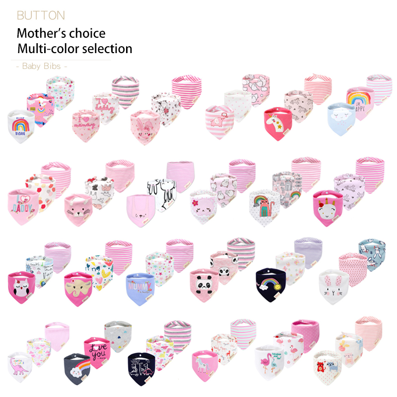 Printed Bibs Pack - Треугольное полотенце Товары для малышей, детский