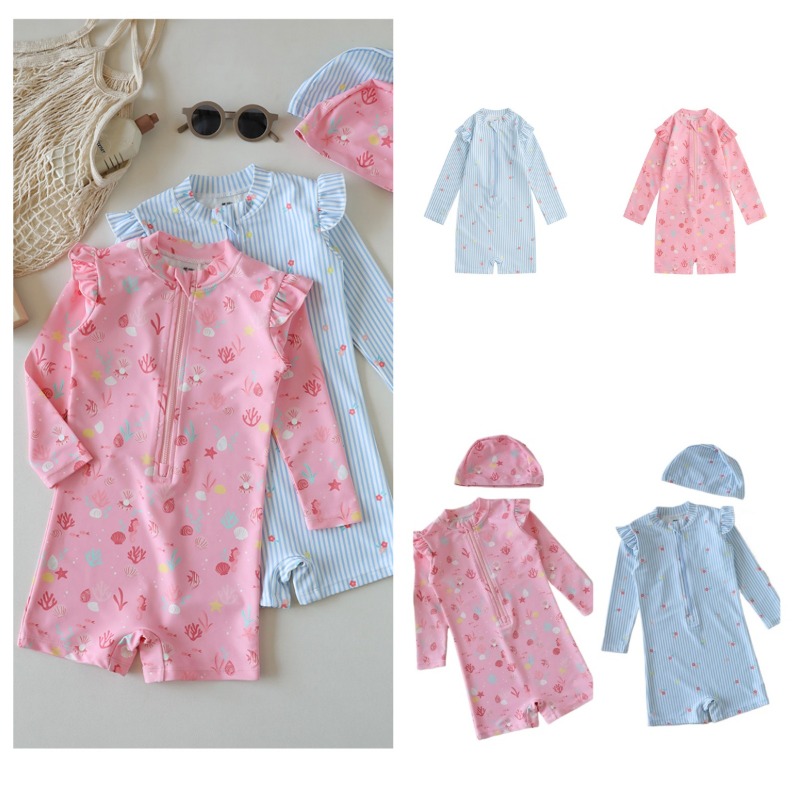 Baby Swimwear Uv - Детский слитный купальник с длинным рукавом