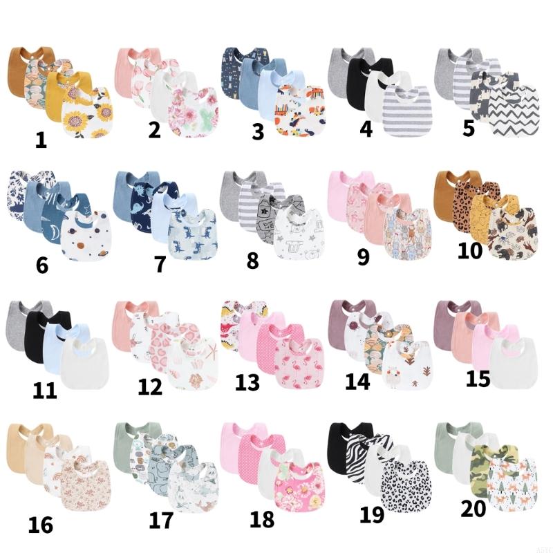 A5YC упаковка из 4 шт., детско – обзор и цена Printed Bibs Pack