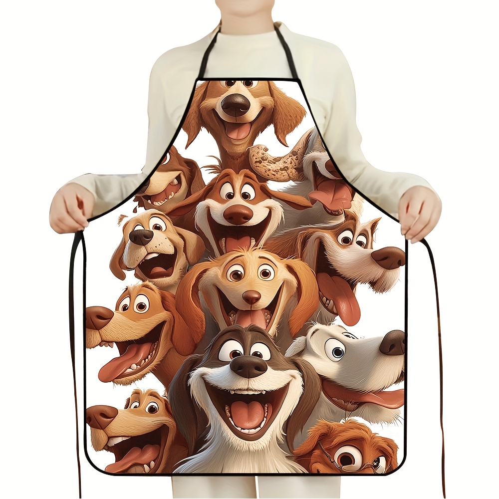 Фартук с принтом собачек из му – обзор и цена Printed Bibs Pack