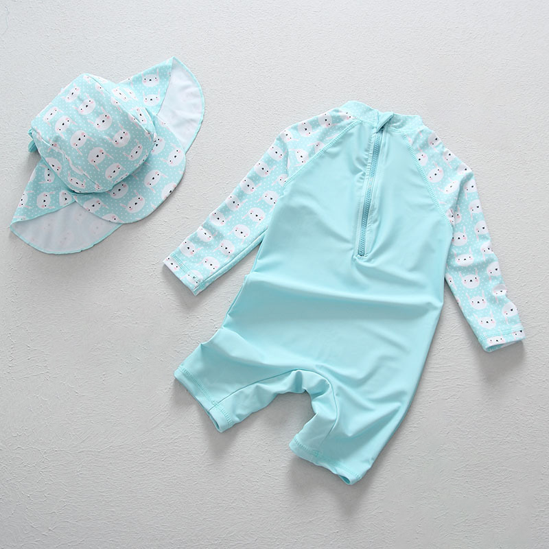 Детский синий купальник UV UPF – обзор и цена Baby Swimwear Uv