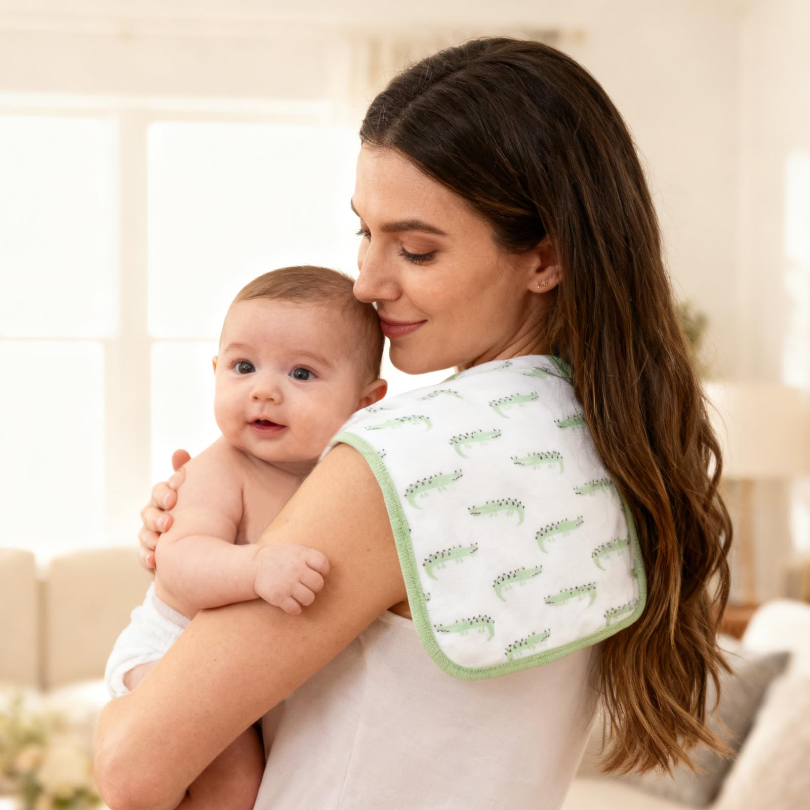 Набор из 8 органических хлопко – обзор и цена Printed Bibs Pack