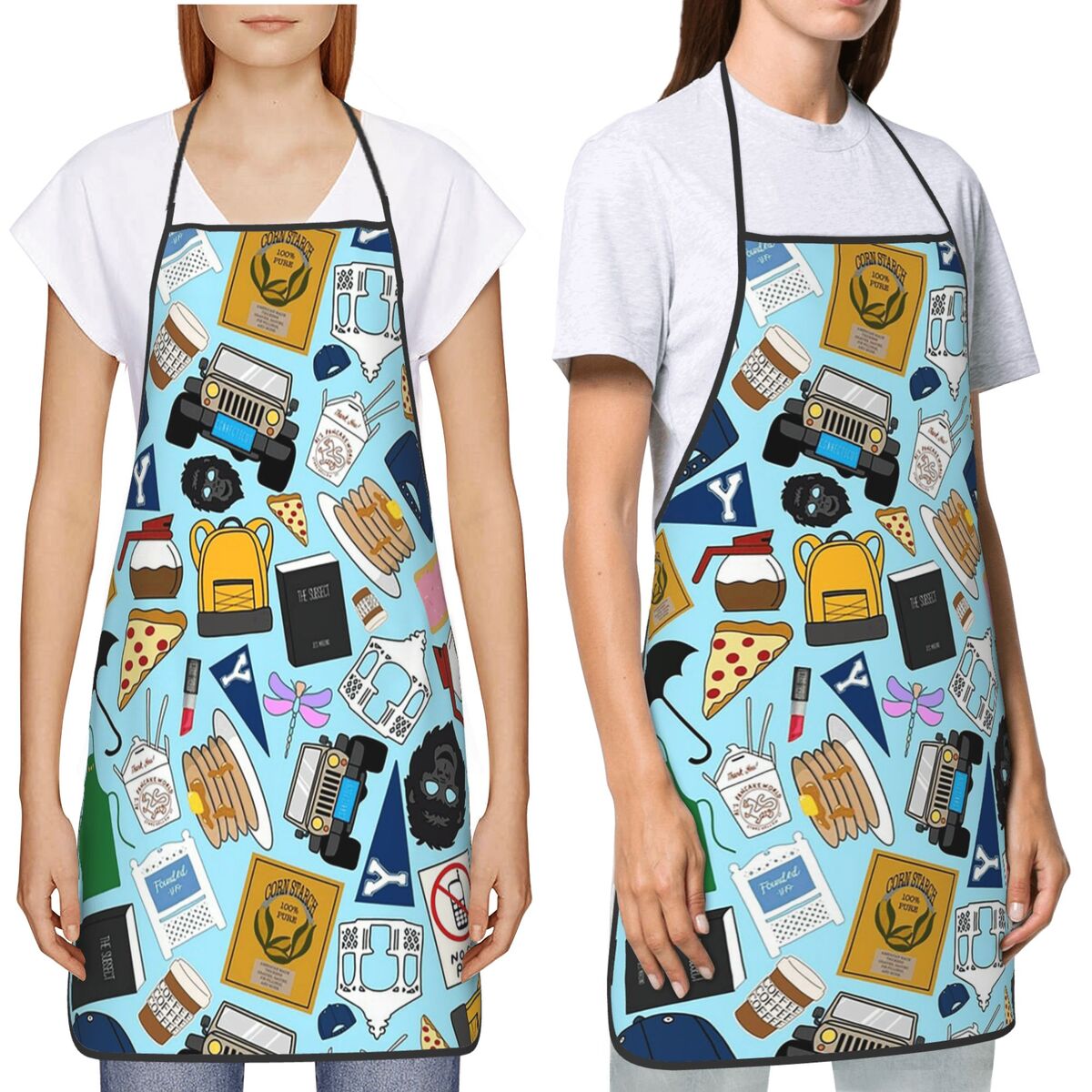Фартуки с узором в виде вееров – обзор и цена Printed Bibs Pack