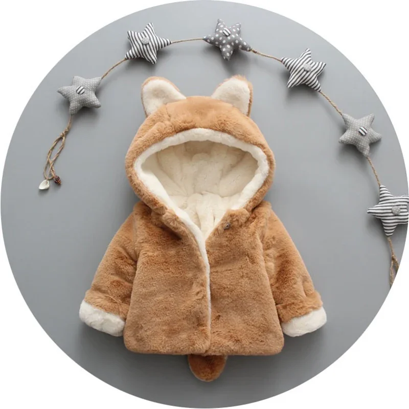 Милая плюшевая Детская куртка  – обзор и цена Baby Clothing Winter