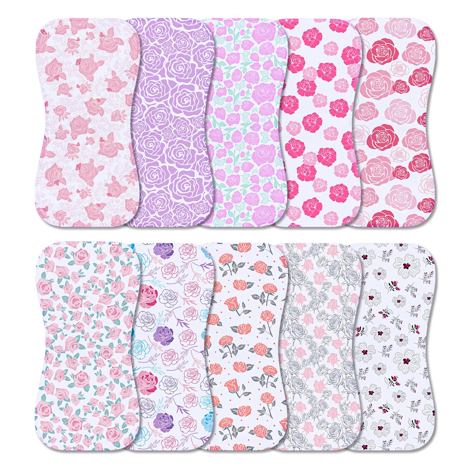 Набор из 10 детских салфеток д – обзор и цена Printed Bibs Pack